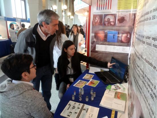 Participantes y jurado de la Feria Científica del MNHN.