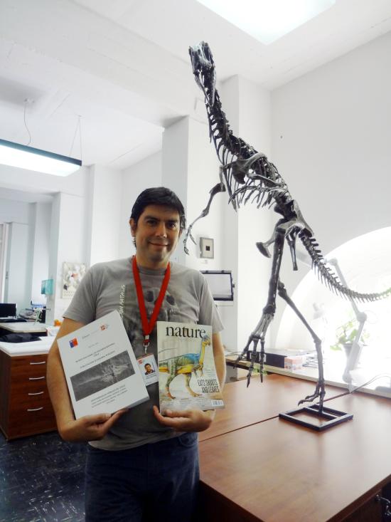 David Rubilar, Jefe del Área de Paleontología del MNHN