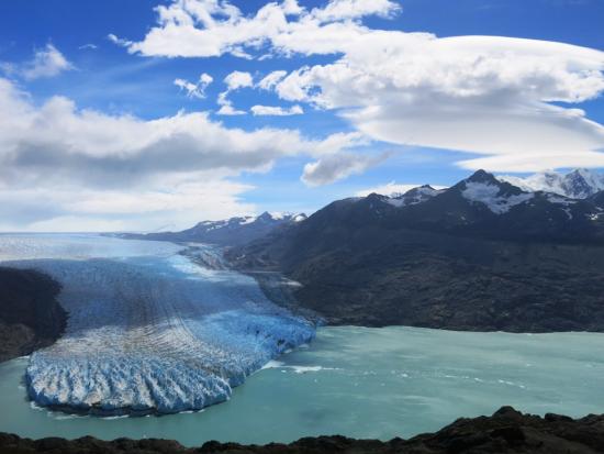 Frente del glaciar O'Higgins desde el mirador 1