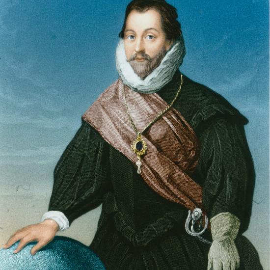 Sir Francis Drake, supuesto padre de Enrique Drake, uno de los piratas del texto de Latcham